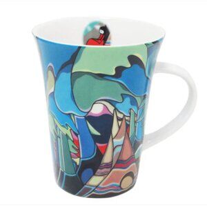 NIB - And Some Watched the Sunset mug - Design by Ojibway Artist Daphne Odjig